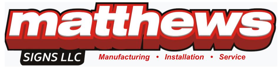 Matthews Signs - Login